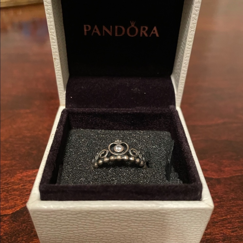 Pandora princess tiara ring